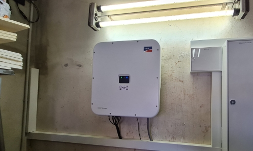 Flachdach PV in Crossen Thüringen